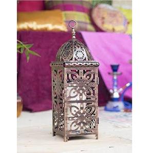 Atractiva Lámpara de Vela Decorativa de Estilo Marroquí, Fabricada a Mano, en Oro Antiguo, Duradera y Ecológica, para la Decoración del Hogar, para la Sala de Estar - Product Image 3