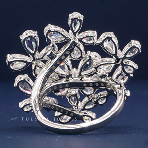 Luxury 14K Gold Lab Grown <b>Diamond</b> <b>Ring</b> for Women Sparkling Synthetic <b>Diamond</b> Engagement Wedding <b>Ring</b> Elegant Fine Jewelry - Product Image 6