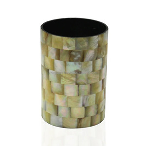 Soporte de cepillo de dientes de nácar natural hecho a mano soporte ecológico para una organización de baño elegante - Product Image 5