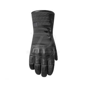 Gants de moto de haute qualité en cuir et textile, pour la conduite, la course, la sécurité, compatibles avec les écrans tactiles - Product Image 4