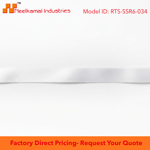 Ruban en satin blanc simple face de 6 mm, personnalisable, fabricant, rouleau de 350 mètres pour la décoration de mariage, fournitures pour fleuristes, vente au détail et en gros - Product Image 6