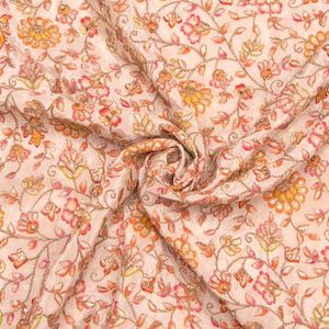 Premium position print with embroidery fabric is a modern textile designed for stylish fashion and <b>garment</b> collections This fabr - Product Image 3