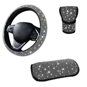 Housse de <span class=keywords><strong>volant</strong></span> de voiture MELCO, toutes saisons, universelle, cuir véritable, absorbant la transpiration, antidérapante, OLIVER, ajustement parfait, retour - Product Image 5