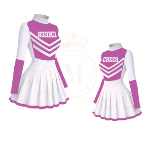 Tenues d'entraînement de cheerleading sur mesure avec logo OEM, tailles plus grandes, robes, jupes, uniformes, costumes pour enfants, jeunes et femmes - Product Image 4