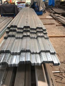 Láminas de Acero Galvanizado para Techos con Nervaduras en Relieve para Construcción - Product Image 1