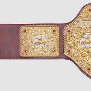 Réplica del Cinturón de Campeonato Mundial de Peso Pesado de Oro, Correa Marrón - Product Image 4