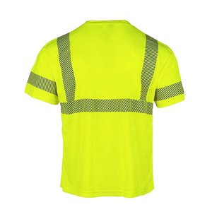 T-shirt de travail en coton épais pour homme, coupe ample, avec poche industrielle, en tissu délavé vintage, pour un style tendance - Product Image 4