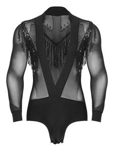 Tenues de danse latine Chacha pour hommes, combinaison et pantalon, costume pour spectacles de danse latine Chacha, compétitions de danse, fêtes - Product Image 5