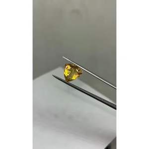 Citrino Dorado Natural de 3MM, Corte Trillón, Gema Suelta de la Mejor Calidad para Joyería - Product Image 4