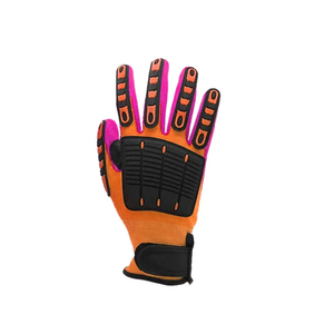 Guantes Reforzados con Recubrimiento de Nitrilo para Construcción y Campos Petroleros, Guantes de Seguridad de Alta Calidad, Alta Visibilidad y Resistentes a Impactos - Product Image 3
