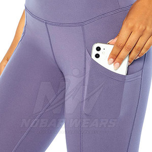 Flexible High Waist Women <b>Leggings</b> Stretchy <b>Slim</b> Fit Yoga Gym Running Pants Breathable Casual Wear Workout Pants For Daily Wear - Product Image 5