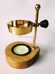 Nouveau design de chicha en forme de coquille martelée avec support en bois de santal, porte-encens religieux design, vente chaude, bakhoor fantaisie - Product Image 6