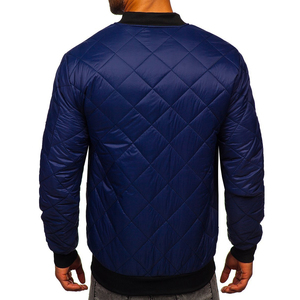 Blouson Bomber Homme Personnalisé Coupe Slim Décontractée Hiver Tissu Polaire Logo Avant Écologique Imperméable Respirant – Meilleures Ventes - Product Image 4