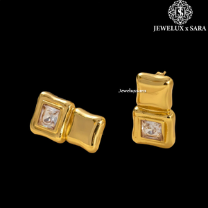 Double Halo Moissanite Diamond Earrings in White Gold Plated Silver Luxury Bridal Jewelry for Party and Wedding Use - Product Image 2