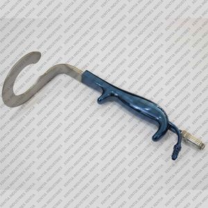 Titanium Coated C-Circular Breast Retractor With Fiber <b>Optic</b> Illuminated Surgical Breast Retractor Plastic Surgery <b>Instruments</b> - Product Image 2