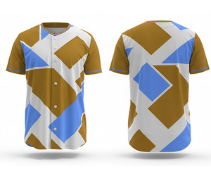 Lightweight Moisture Wicking <b>Baseball</b> Jersey with Custom Logo & Numbers | Breathable Polyester Base - Product Image 6