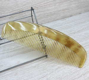 Juego de Peines de Cuerno Hechos a Mano de Primera Calidad, Peine de Bolsillo de Cuerno Natural Fino sin Mango - Product Image 2