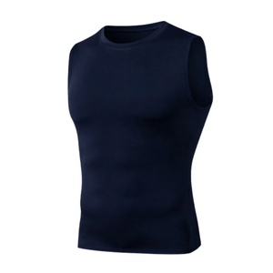 Men's Breathable Compression Shirt for Running Fitness-Quick Dry Spandex/Polyester Adult Athletic Workout <b>Top</b> - Product Image 2