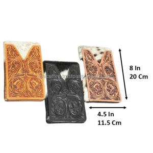 OEM & ODM Customized <b>Men's</b> <b>Wallets</b> Purse Hand Tooled Cowhide Leather Designer Genuine Leather <b>Long</b> Bi-Fold <b>Wallets</b> <b>for</b> Unisex - Product Image 2