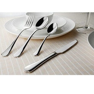 Ensemble de couverts en métal haut de gamme, cuillères de service, conçu pour une présentation élégante lors des repas - Product Image 6