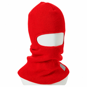 Cagoule intégrale tricotée rose fluo fluorescente, masque thermique d'hiver, cache-cou, couvre-chef de protection pour le travail en extérieur - Product Image 2