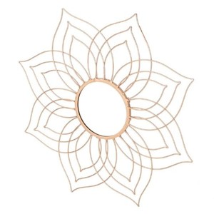 Exclusive Hexagon Shape Modern Handmade Metal Wall <b>Mirror</b> Villa Premium Quality Golden Finishing Decorative <b>Mirror</b> Wedding Gift - Product Image 6