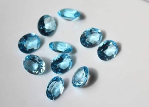 Topacio Azul Cielo Ovalado de Calidad Increíble, Hermoso y Natural, Precio al por Mayor, para la Elaboración de Joyería Festiva - Product Image 3