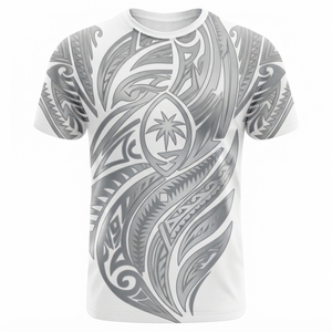 Camiseta de Manga Corta para Hombre, Cuello Redondo, Corte Regular, Diseño Tribal, Patrón Sólido, Secado Rápido, Alta Calidad, Precio al por Mayor - Product Image 6