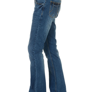 Jeans pour hommes coupe ample décontractée, pantalon en denim coupe droite avec motif imprimé streetwear, vente en gros, mode, prix abordable - Product Image 5
