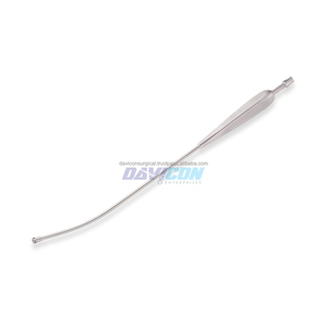 เครื่องมือดูด - ท่อโค้ง 5 มม., ด้ามจับแบบ Yankauer, ความยาวใช้งาน 8.75 นิ้ว (22 ซม.), สแตนเลสสตีล, ความยาวรวม 14.25 นิ้ว (36 ซม.) - Product Image 1