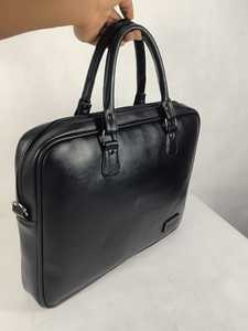 Maletín Portaordenador de Cuero Sintético PU Negro, para Hombre y Mujer, Elegante, para Oficina, con Gran Capacidad y Asas Dobles - Product Image 5
