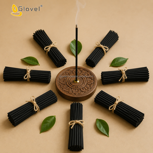 Premium 8 Inch Black Indian Bamboo Raw Incense <b>Sticks</b> High Quality Aromatic Charcoal All-Season Factory Wholesale Price Bulk - Product Image 4