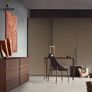 JY <b>Furniture</b> New Design With Hanging Rob Simple Design <b>High</b> <b>Gloss</b> Hardwood Wardrobes Bedroom Closet - Product Image 4