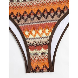 Traje de Baño de Secado Rápido y Transpirable de Primera Calidad para Mujer, Color Vibrante, Ropa de Playa - Product Image 5