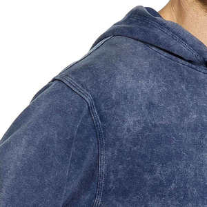 Fabricante de Conjuntos Deportivos Personalizados, Sudadera con Capucha y Pantalones Deportivos con Parches y Lavado Ácido, Conjunto Deportivo con Pantalones Acampanados, Sudaderas con Capucha para Hombre - Product Image 5
