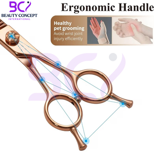 Tijeras de Peluquería Curvas de Alta Calidad, Última Tendencia, Servicio OEM ODM, Precio al por Mayor, Mejor Proveedor, para Barberos y Estilistas - Product Image 4