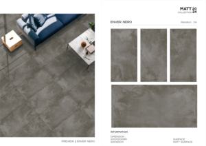 Carreaux de porcelaine aspect design, finition mate, 60x120cm, 600x1200mm, format 24x48, pour une utilisation élégante sur les murs et sols intérieurs. - Product Image 5