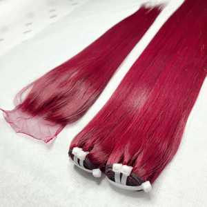 Cabello Humano Virgen 100% Vietnamita, Extensiones de Cabello Natural Liso en Paquetes - Product Image 6