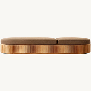 Chaise longue d'extérieur pour villa, ensemble de meubles de jardin en teck, chaises longues de piscine extérieure pour hôtel, chaises longues de plage - Product Image 5