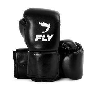 Guantes de Boxeo Negros al por Mayor, Personalizados, 100% Cuero Genuino, Guantes OEM Premium Ligeros para Entrenamiento y Sparring para Adultos - Product Image 1