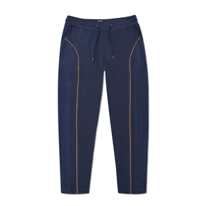 Pantalon de survêtement décontracté pour homme, coupe droite, motif personnalisé, en tissu peigné respirant et infroissable, vente en gros - Product Image 1