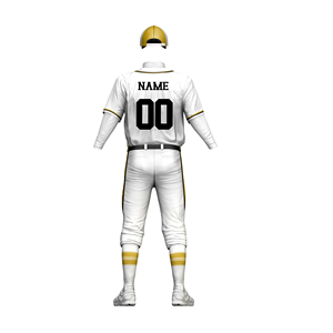 ODM Custom Youth Baseball Jersey Sublimated Button <b>Down</b> Softball Baseball Uniform OEM Manufacturer - Product Image 2