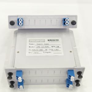Divisor Óptico Monomodo LC/UPC 1 Entrada 2 Salidas Tipo Inserto LGX Box Módulo Divisor Óptico FTTH Precio de Fábrica - Product Image 5