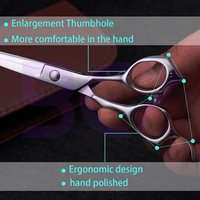 Ciseaux de coiffure de haute précision, tension réglable, acier inoxydable durable, plastique léger, professionnels pour la coiffure
