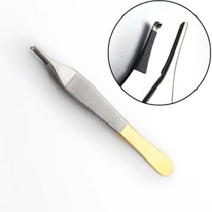 Pinzas Adson de 12 cm, Instrumento Quirúrgico de Precisión de Acero Inoxidable, Herramienta Quirúrgica Médica Reutilizable - Product Image 4