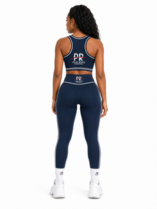 Ensemble de yoga confortable grande taille pour femme, ensemble 2 pièces legging et soutien-gorge avec design personnalisé, service OEM - Product Image 6