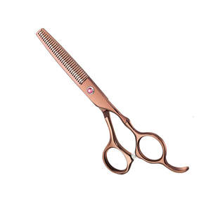 Ciseaux à effiler professionnels pour barbier - Outils de coupe de cheveux en acier inoxydable, tranchants et durables, pour usage en salon - Product Image 1