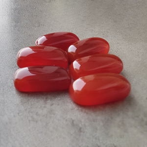 AAA Grade Natural Red Onyx Big <b>Cushion</b> Cut Gemstone Flat Back Calibrated Third Party Certified for Jewelry - Product Image 5