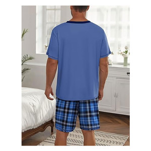 Ensemble short et t-shirt de sport pour homme – Idéal pour l'entraînement, le basketball, la course à pied, le football – Taille élastique avec poches – Tenue de sport - Product Image 6