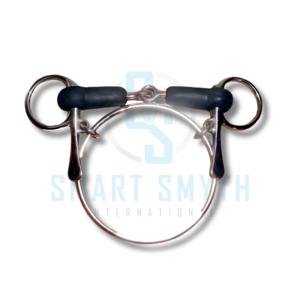 บิตม้าแบบ Pelham ทำจากเหล็กกล้าไร้สนิมคุณภาพสูง พร้อมยางครอบปาก สำหรับขี่ม้าและฝึกม้า - Product Image 3
